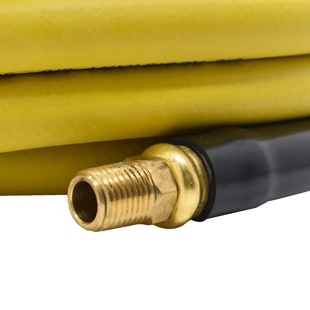 1/2" 25 ft Yellow Rhino Rubber Hose WP 300 PSI (1/2" NPT)