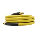 3/8" 25 ft Yellow Rhino Rubber Hose WP 300 PSI (1/4" NPT)