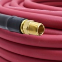 3/8" 100 ft Red Rhino Rubber Hose WP 300 PSI (1/4" NPT)