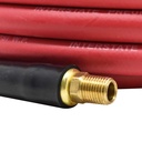 3/8" 50 ft Red Rhino Rubber Hose WP 300 PSI (1/4" NPT)
