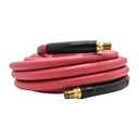 3/8" 25 ft Red Rhino Rubber Hose WP 300 PSI (1/4" NPT)