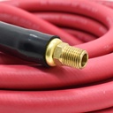 3/8" 25 ft Red Rhino Rubber Hose WP 300 PSI (1/4" NPT)
