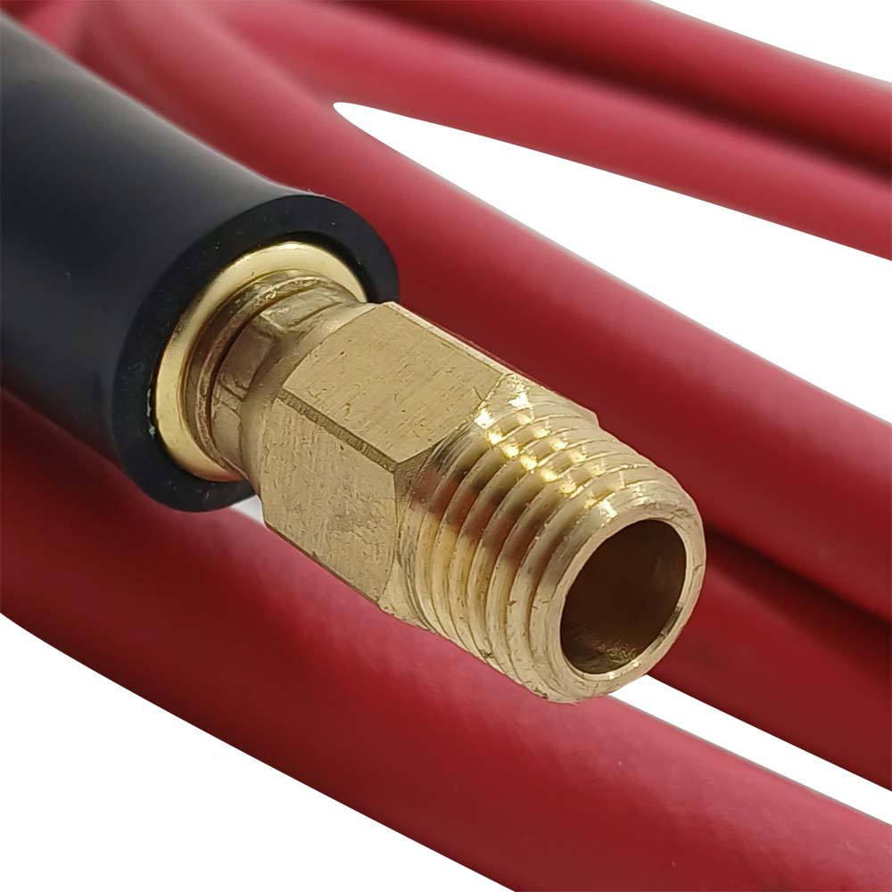 1/4" 25ft Red Rhino Rubber Hose WP 300 PSI (1/4" NPT)