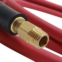 1/4" 25ft Red Rhino Rubber Hose WP 300 PSI (1/4" NPT)