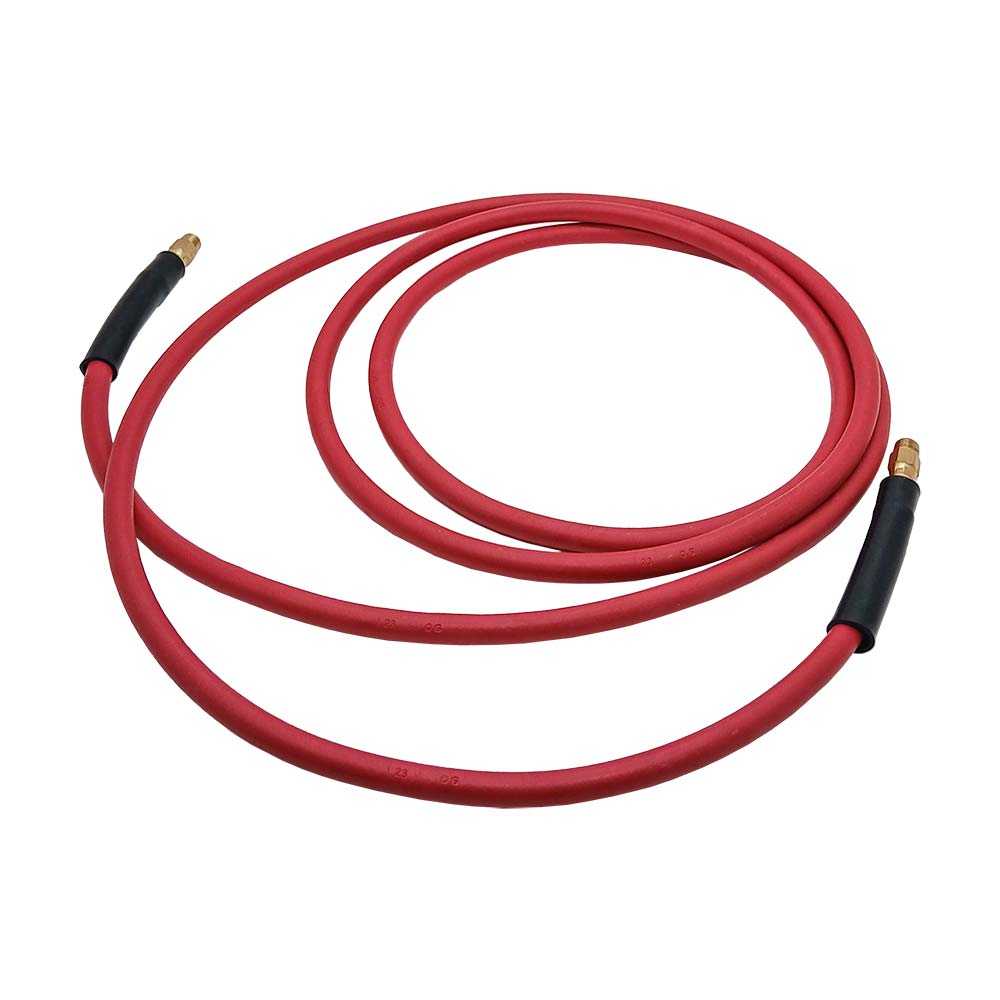 1/4" 12 ft Red Rhino Rubber Hose WP 300 PSI (1/4" NPT)