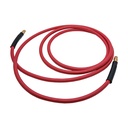 1/4" 12 ft Red Rhino Rubber Hose WP 300 PSI (1/4" NPT)