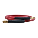 1/4"  6 ft Red Rhino Rubber Hose WP 300 PSI (1/4" NPT)