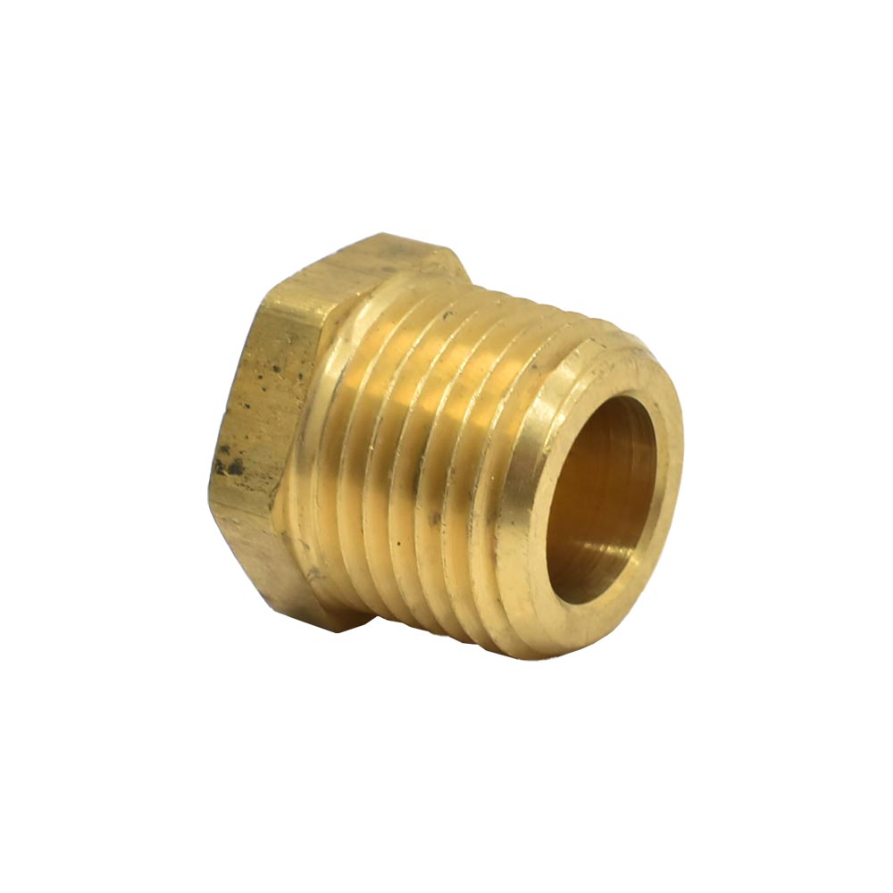 1/2" MPT Brass Hex Plug - Six Display Pack - W02