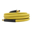 1/4" 25 ft Yellow Rhino Rubber Hose WP 300 PSI (1/4" NPT)