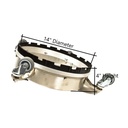 14" Stainless Steel Surface Cleaner 4200 PSI