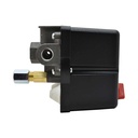 Pressure Switch - 135-175 PSI Four Port 1/4 NPT Female, 6.4 Mm Vertical Brass Unloader Valve With On – Off Knob