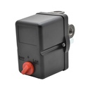 Pressure Switch - 135-175 PSI Four Port 1/4 NPT Female, 6.4 Mm Vertical Brass Unloader Valve With On – Off Knob