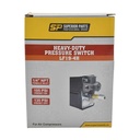 Pressure Switch - 135-175 PSI Four Port 1/4 NPT Female, 6.4 Mm Vertical Brass Unloader Valve With On – Off Knob