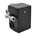 Pressure Switch - 135-175 PSI Four Port 1/4 NPT Female, 6.4 Mm Vertical Brass Unloader Valve With On – Off Lever
