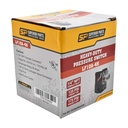 Pressure Switch - 135-175 PSI 26 Amp Four Port 1/4 NPT Female, 6.4 mm Vertical Brass Unloader Valve With On – Off Lever