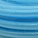 3/8" 100 ft light blue PU hose Kit with 1/4" Steel coupler and plug