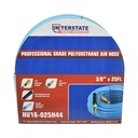 3/8" 25 ft light blue PU hose Kit with 1/4" Steel coupler and plug