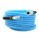 3/8" 100 ft light blue PU hose Kit with 3/8" Auto  coupler and plug