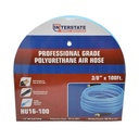 3/8" 100 ft Light Blue Polyurethane Hose (1/4" NPT) 