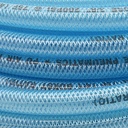3/8" 50 ft light blue PU hose Kit with 3/8" Auto  coupler and plug