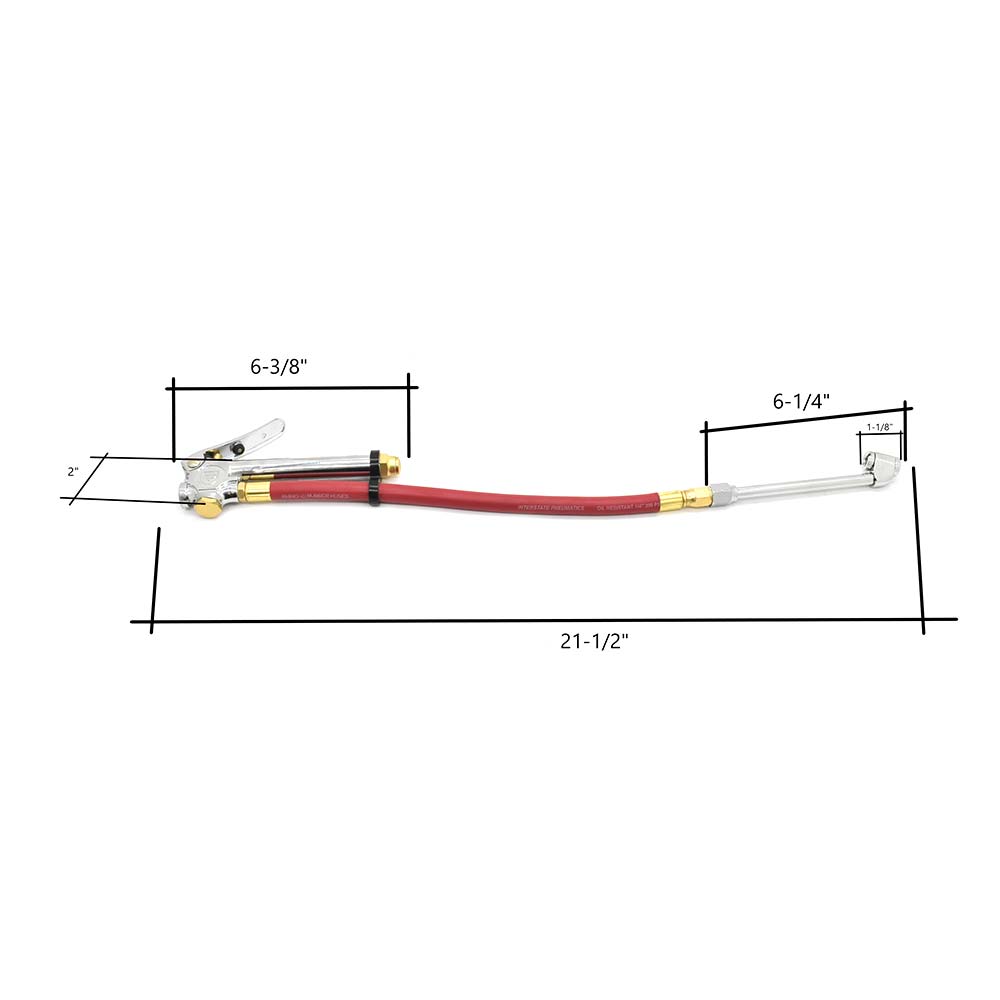 TF3000 Inflator with T37 6" Long Dual Foot Ext Truck Chuck