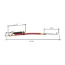 T5000 Inflator with 6" Ext Truck Chuck T37 with 12" whipend