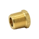 3/8" MPT Brass Hex Plug - 100 Pack Bulk - W02