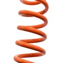 1/4" 15 ft long w/1/4" NPT Solid Fittings, Recoil Orange PU Hose
