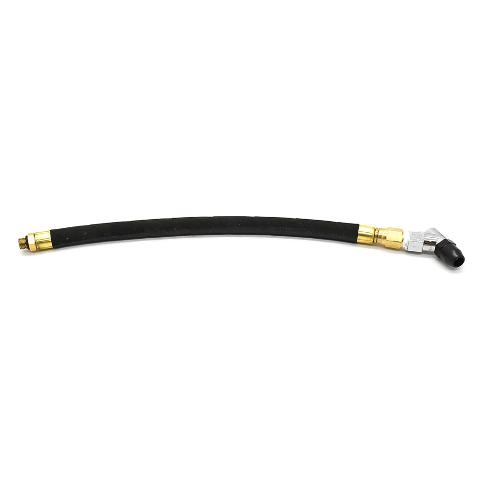 Angle in Tapered chuck 12" Whip end - Steel Braided