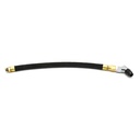 Angle in Tapered chuck 12" Whip end - Steel Braided