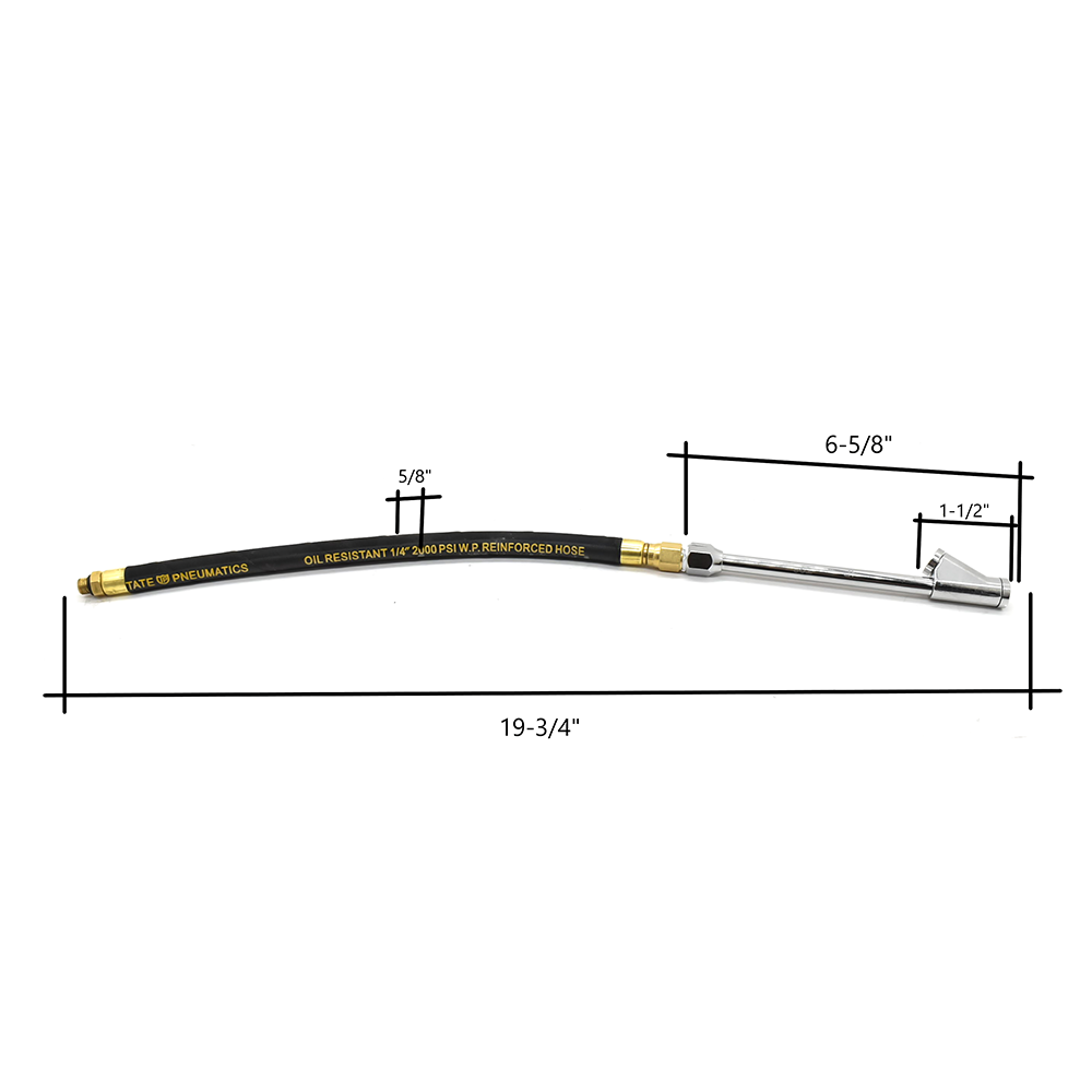 12" Whipend w/T08L 11" Long Chuck - Steel Braided