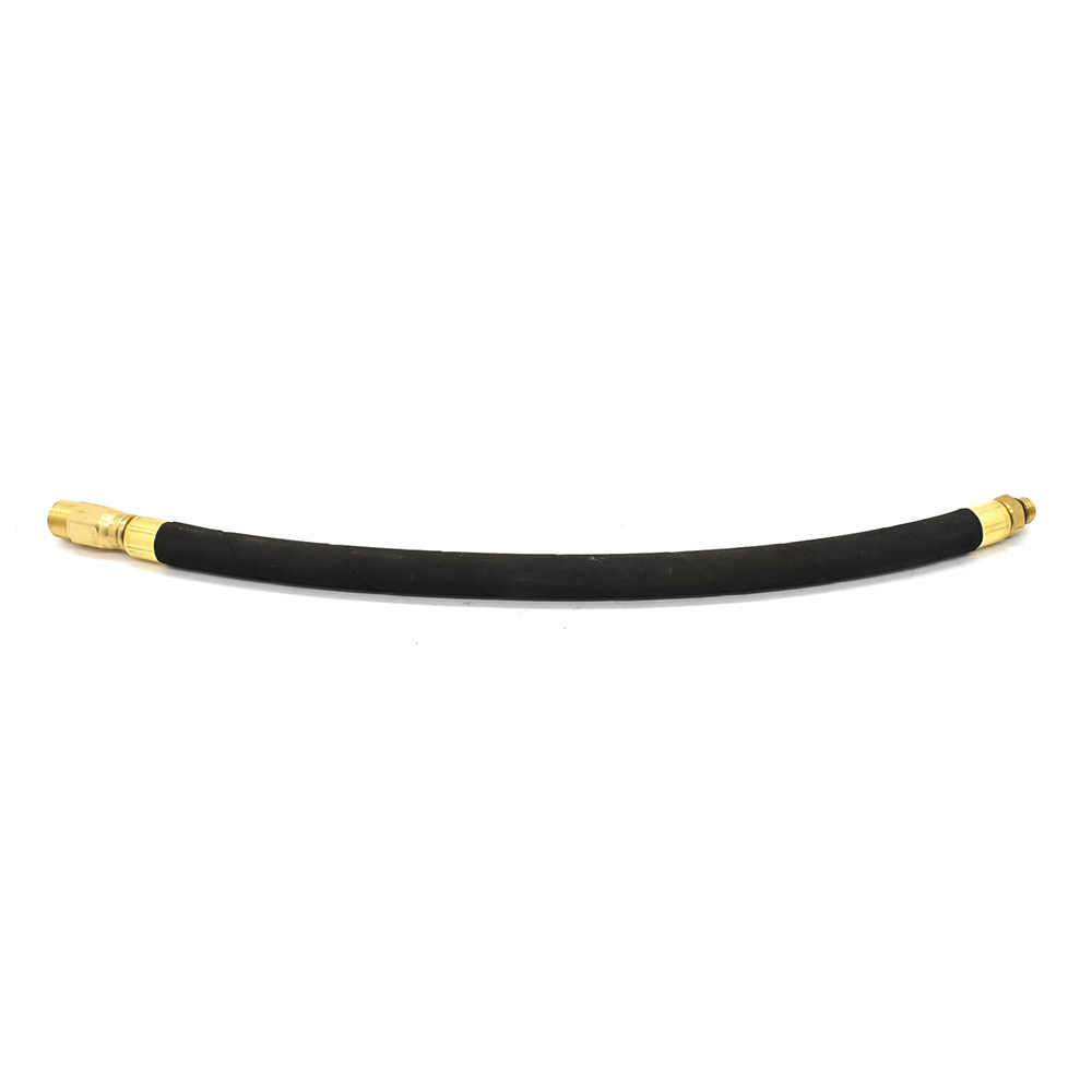 Hose Assembly 1 ft inflator Whip - Steel Braided