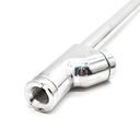 T5000 Inflator with straight in dual foot 11" Ext T08L - Steel Braided