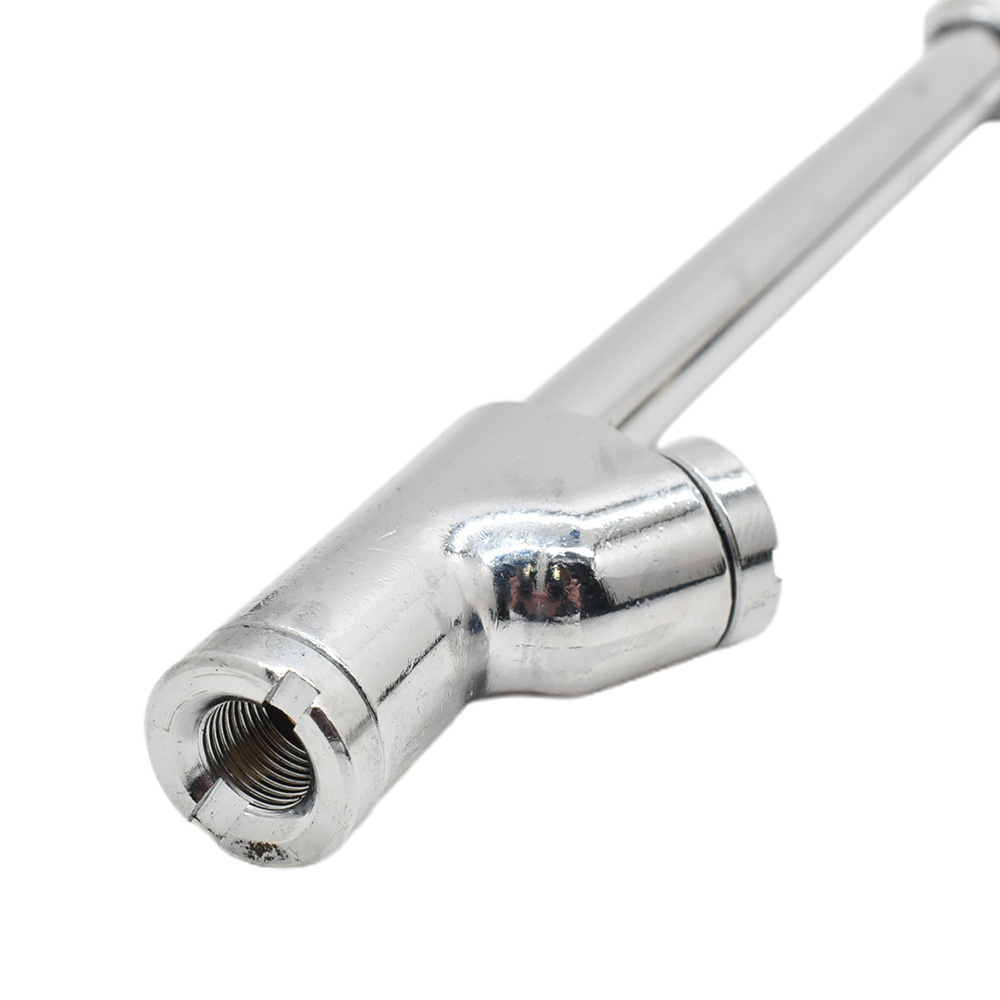 T5000 Inflator with straight in dual foot 6" Ext T08 - Steel Braided