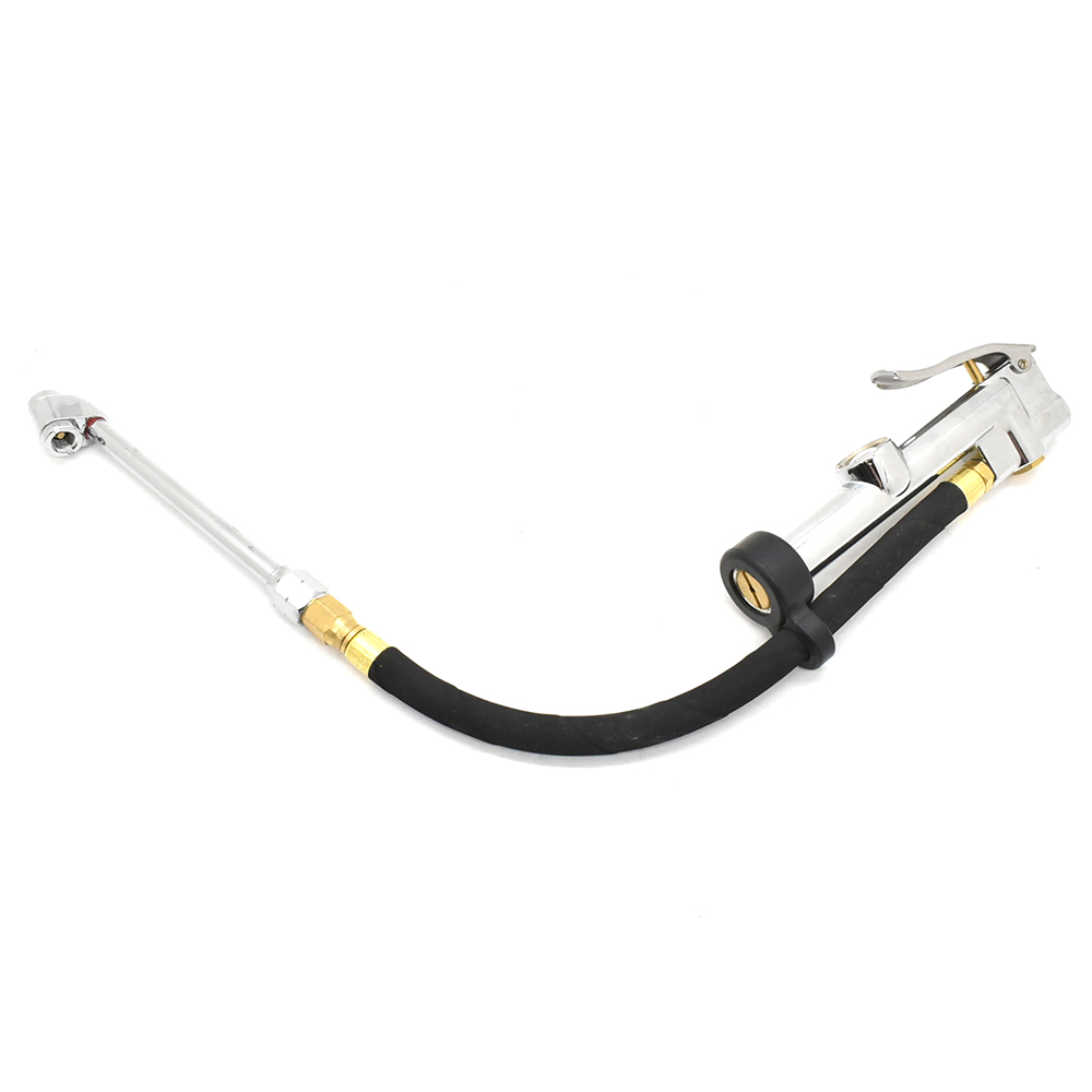 Tire Inflator TF9000 with Dual Foot 6" Truck chuck T37 Steel Braided Whip