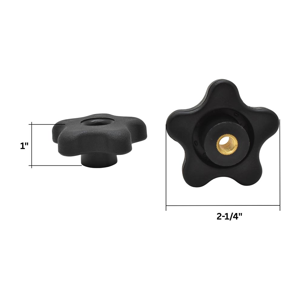 5 Star Thru Knob 5/16 x 18