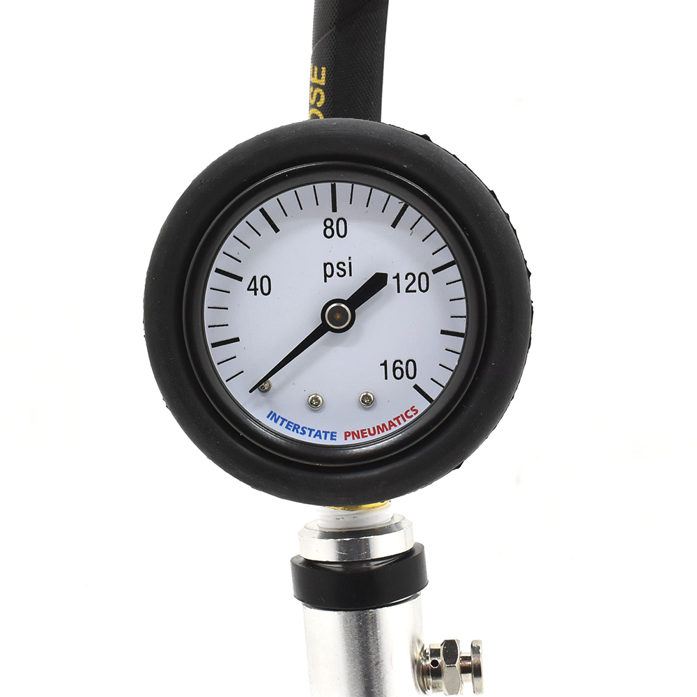 Tire Inflator TF7000 with Dual Foot 6" Truck chuck T37 Steel Braided Whip