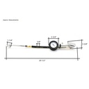 Tire Inflator TF7000 with Dual Foot 6" Truck chuck T37 Steel Braided Whip