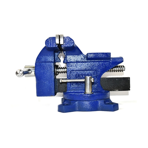 Heavy-Duty Industrial 4-1/2" Workshop Bench Vise Tool with 240-Degree Swivel Base - W02