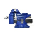 Heavy-Duty Industrial 4-1/2" Workshop Bench Vise Tool with 240-Degree Swivel Base - W02