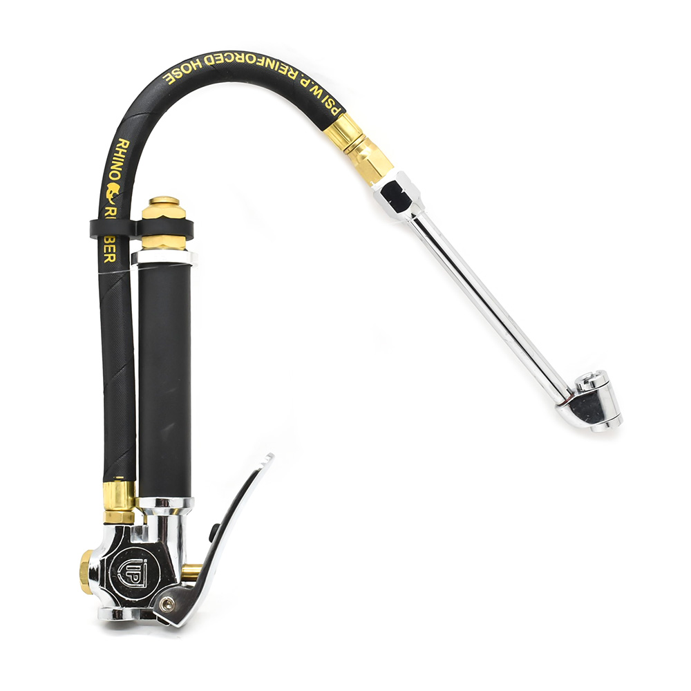 T5000 Inflator with 6" Ext Truck Chuck T37 with 12" whipend - Steel Braided