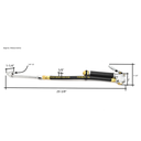 T5000 Inflator with 6" Ext Truck Chuck T37 with 12" whipend - Steel Braided