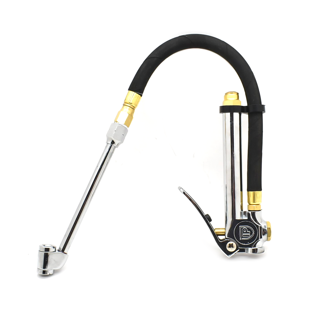 TF3000 Inflator with T37 6" Long Dual Foot Ext Truck Chuck - Steel Braided