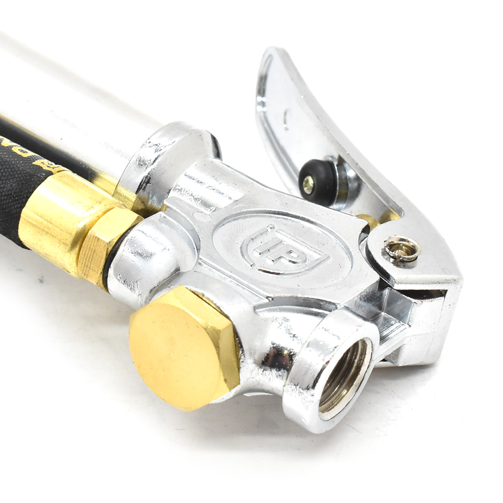 Inflator Chuck with TF7000 inflator with Straight-in Tapered Chuck - Steel Braided