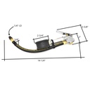 Inflator Chuck with TF7000 inflator with Straight-in Tapered Chuck - Steel Braided