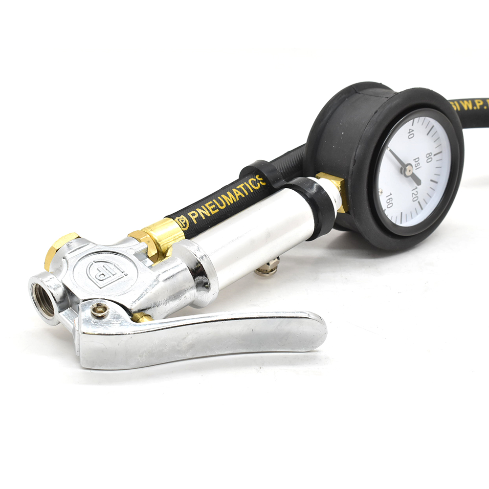 Inflator Chuck with TF7000 inflator with Straight-in Tapered Chuck - Steel Braided