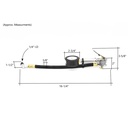 Tire Inflator TF7000 with Angled Tapered Chuck T35 Steel Braided Whip