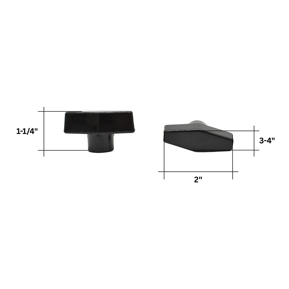 2" T Knob 1/4-20 (416-2420)