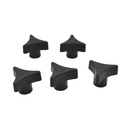 1-1/4" Triangle Knob Insert 10-24 (5/pk)