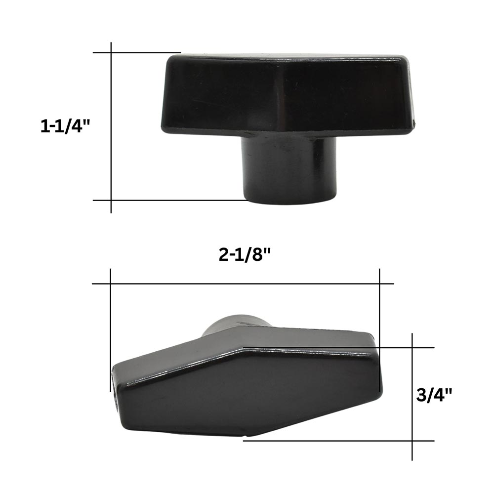 2" T Knob 5/16-18